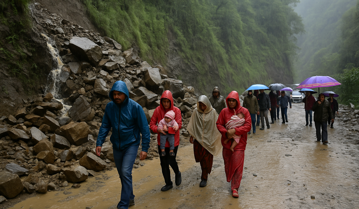 उत्तराखंड बारिश अलर्ट: चार धाम यात्रा पर खतरा, भूस्खलन से रास्ते बंद — जानें पूरा हाल