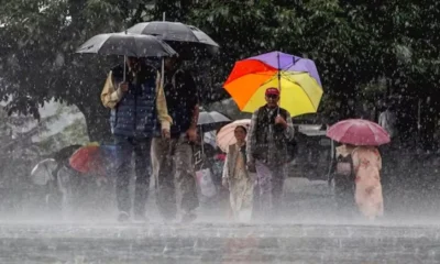 अमरोहा में काले बादलों की घेराबंदी और सड़कों पर गिरती फुहारें — मानसून की पहली दस्तक