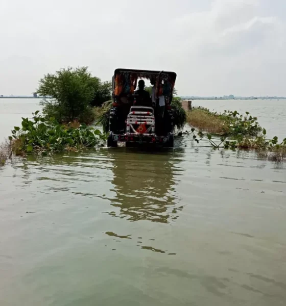 Ghazipur Flood Update: Ganga Water Level Slows, Rail Bridge Gets Sensor Alert System