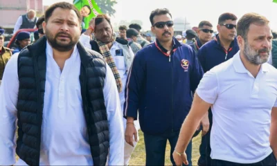Rahul Gandhi, Tejashwi Yadav Lead INDIA Bloc Protest Against Voter Roll Revision in Bihar