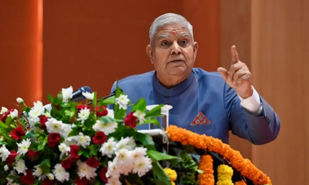 जगदीप धनखड़ ने उपराष्ट्रपति पद से इस्तीफा दिया, स्वास्थ्य कारणों का हवाला