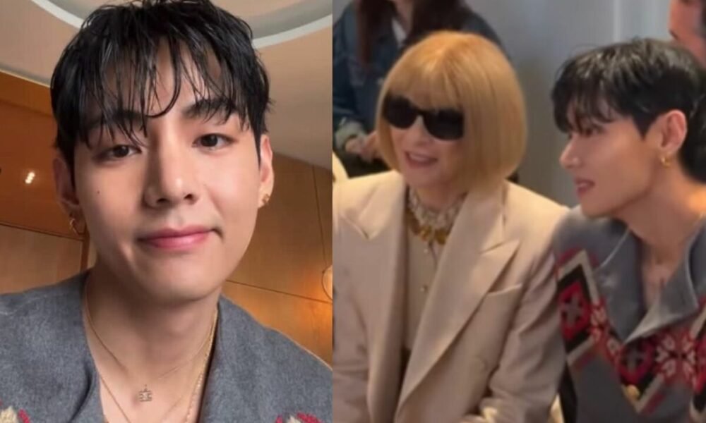BTS’ V shares private moment with Anna Wintour at Celine 2026, gets Vogue invite