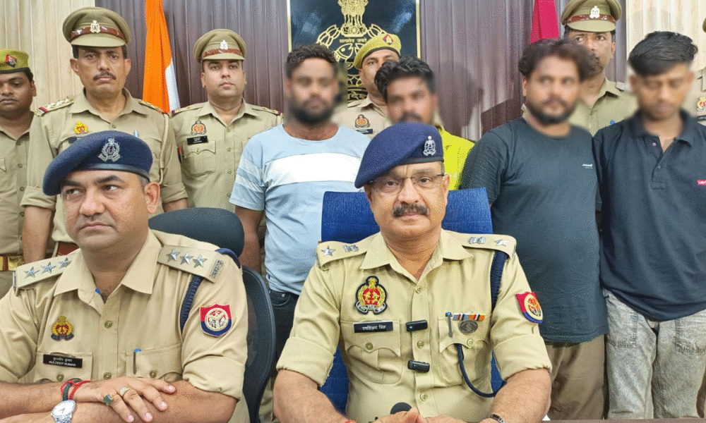 Moradabad में इंटरस्टेट Theft Gang का खुलासा 4 आरोपी गिरफ्तार