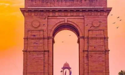 delhi-itinerary-india-gate-sunset-new-delhi