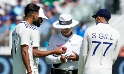 Shubman Gill Snatches Ball From Umpire in Ball Quality Controversy at Lord’s | Dainik Diary (Hindi)