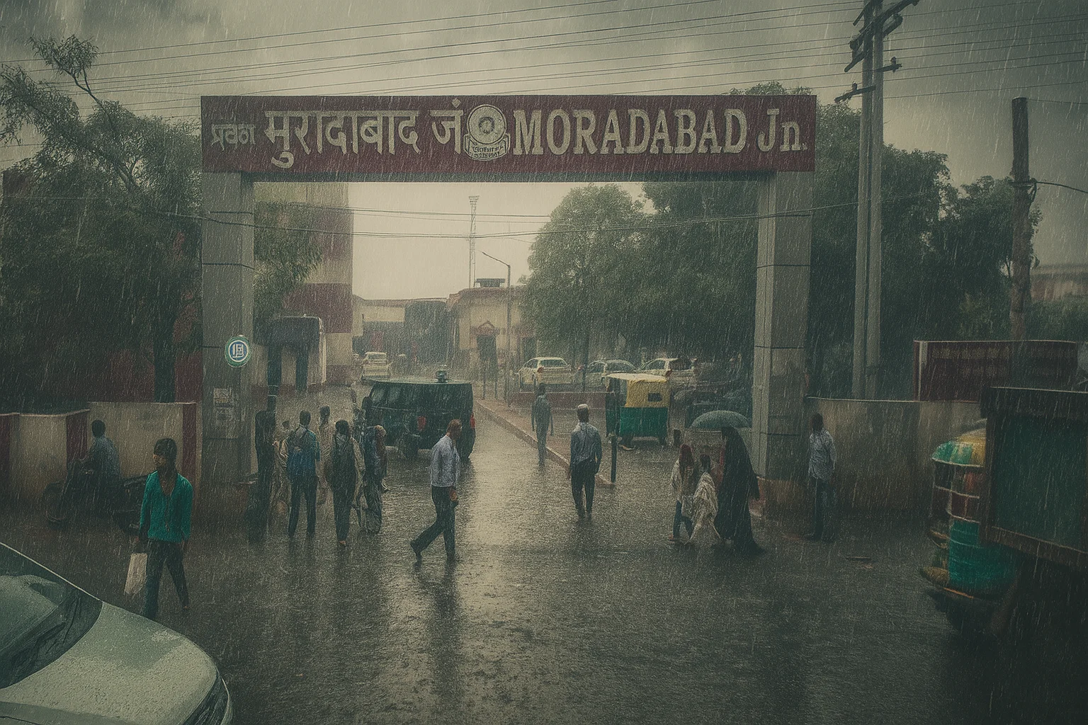 मुरादाबाद में रामगंगा का जलस्तर घटा लेकिन परेशानियां बरकरार | आज रात और गिरावट के आसार