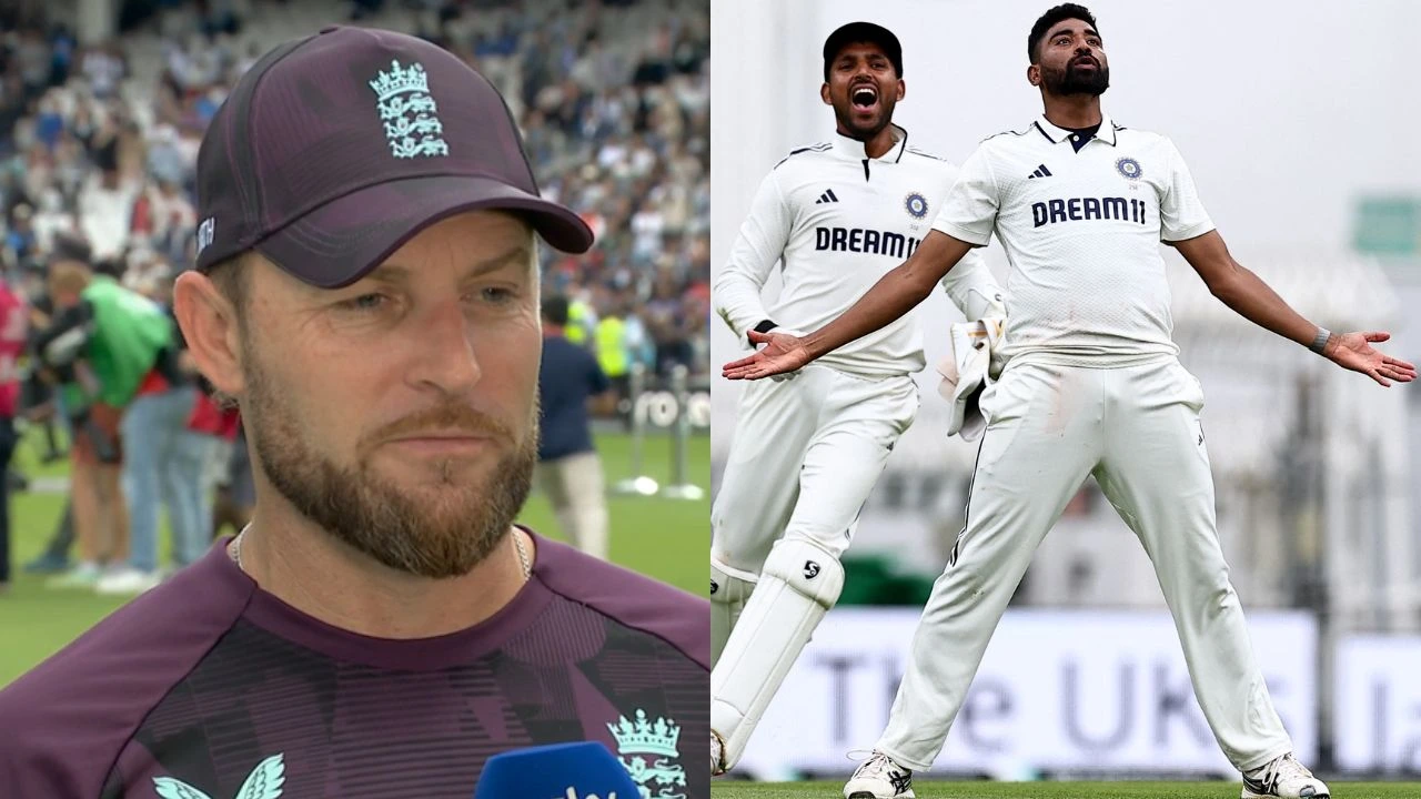 Siraj's Last Wicket Leaves McCullum Impressed After India England 2-2 Test Series
