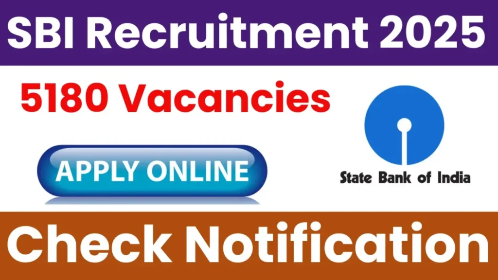 SBI Junior Associate Recruitment 2025: 5180 पदों पर वैकेंसी, ऐसे करें ऑनलाइन आवेदन


