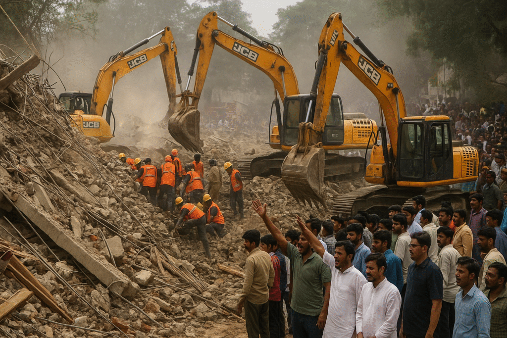 जम्मू हादसे में राहत कार्य धीमा, नेताओं के फोटोशूट से काम ठप – परिजनों की चीखें