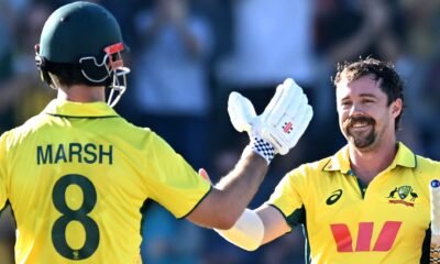 AUS vs SA ट्रेविस हेड मिचेल मार्श और कैमरून ग्रीन ने शतक लगाकर वनडे इतिहास रचा
