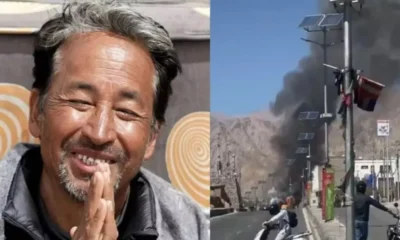 लद्दाख हिंसा में सोनम वांगचुक गिरफ्तार NGO का लाइसेंस रद्द चार की मौत