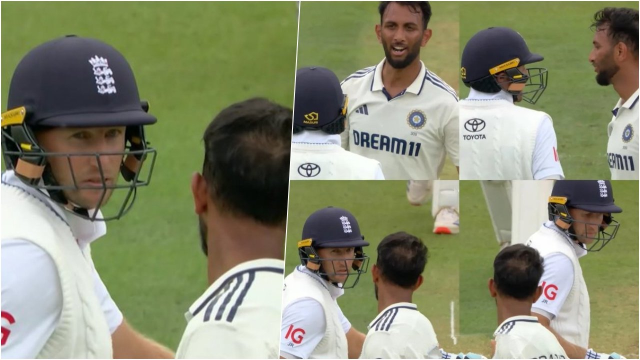 IND vs ENG ओवल टेस्ट में जो रूट संग झड़प पर प्रसिद्ध कृष्णा का खुलासा