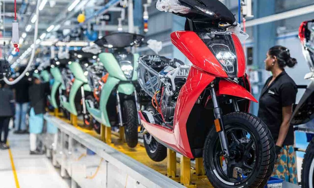 Ather Energy Crosses 5 Lakh Electric Scooter Production Milestone in India