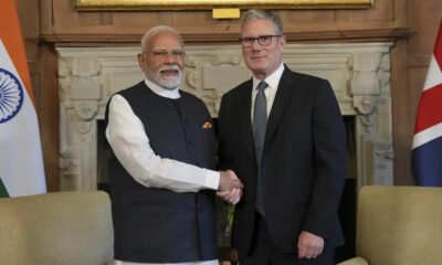 मुंबई में पीएम मोदी और कियेर स्टार्मर ने सुना अरिजीत सिंह और एड शीरन का ‘Sapphire’, बोले – यह भारत-यूके साझेदारी का प्रतीक है