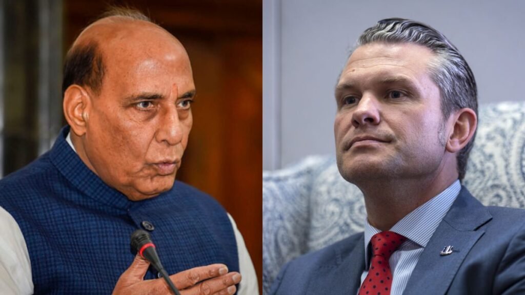 भारत और अमेरिका के बीच 10 साल का डिफेंस फ्रेमवर्क साइन — राजनाथ सिंह और पीट हेगसेथ की मुलाकात में तय हुई नई साझेदारी।