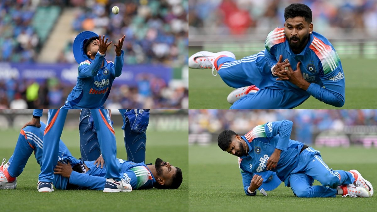 श्रेयस अय्यर चोटिल हुए, शानदार कैच के बाद मैदान से बाहर गए | AUS vs IND 3rd ODI