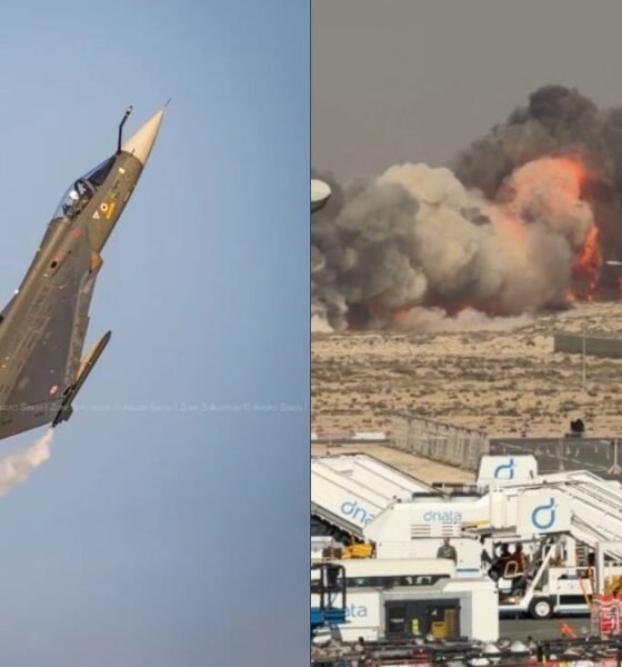 Dubai Airshow Tejas Crash: IAF Pilot Dies After Aircraft Falls During Display