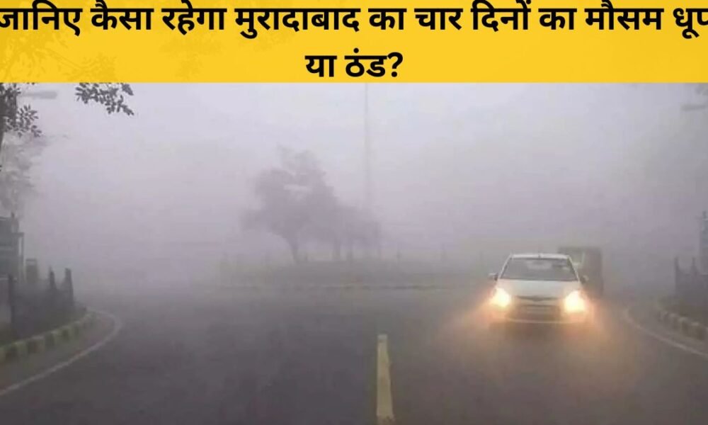 मुरादाबाद मौसम पूर्वानुमान: 15–18 नवंबर ठंडी हवाएं और धुंध अलर्ट | Dainik Diary