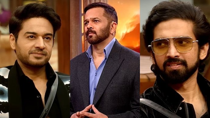 Bigg Boss 19 वीकेंड का वार में धमाका सलमान की जगह रोहित शेट्टी की एंट्री घर में फूटा गुस्सा Amaal Mallik और Gaurav में जबरदस्त टक्कर 29 Bigg Boss 19: रोहित शेट्टी ने संभाला वीकेंड का वार Amaal–Gaurav की जोरदार बहस से गरमा गया माहौल