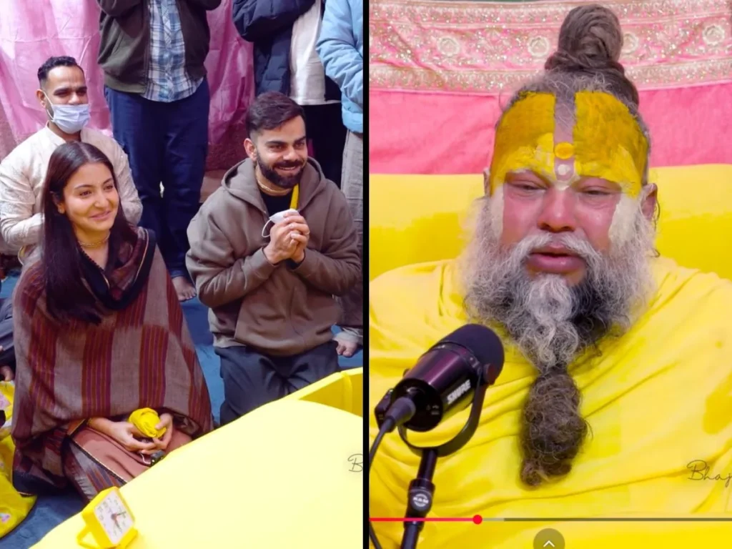 Vrindavan दर्शन के बाद Alibaug रवाना हुए Anushka Sharma और Virat Kohli, सादगी भरे अंदाज़ ने फिर जीता दिल 33 Vrindavan दर्शन के बाद Alibaug रवाना होते Anushka Sharma और Virat Kohli