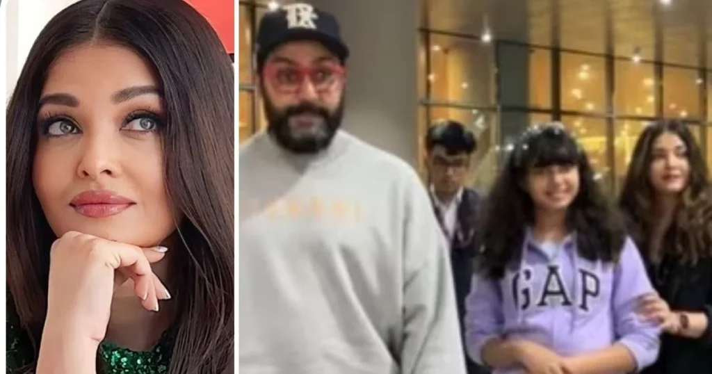 Aishwarya Rai और Abhishek Bachchan बेटी Aaradhya के साथ वेकेशन पर रवाना, एयरपोर्ट पर दिखी परफेक्ट ट्विनिंग