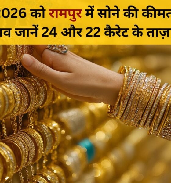 31 जनवरी 2026 रामपुर सोना रेट: 24 कैरेट और 22 कैरेट के ताज़ा भाव