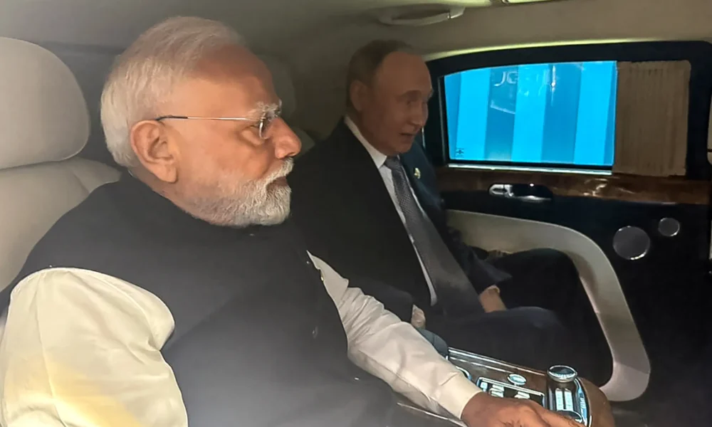 Putin Travels with PM Modi in Fortuner | Delhi Airport Visit Creates Buzz | Dainik Diary