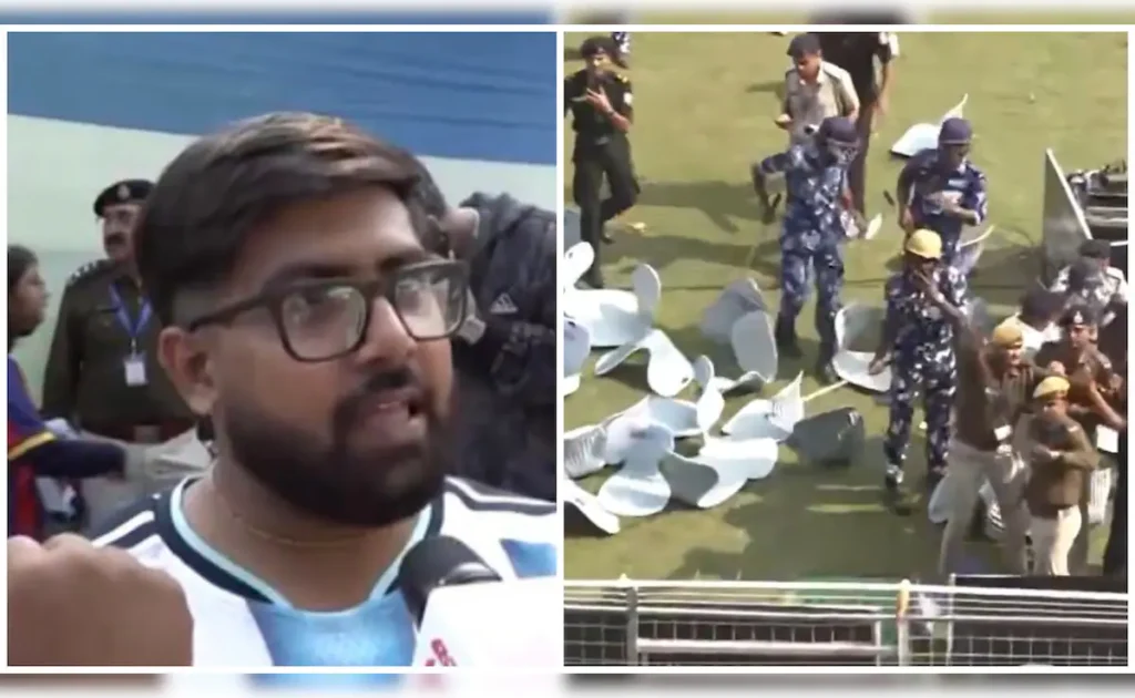 Kolkata के Salt Lake Stadium में Lionel Messi के इवेंट के बाद मची अव्यवस्था की जांच करती Bidhannagar Police