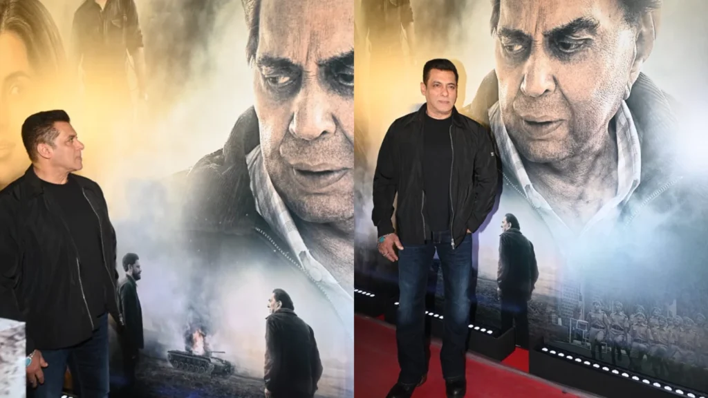 Salman Khan Gets Emotional at Dharmendra’s Last Film Ikkis Screening