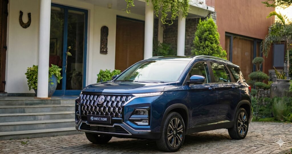 MG Hector Plus 2026 भारत लॉन्च: 20 फ़रवरी को नई SUV आएगी, कीमत ₹17.29-19.49 लाख