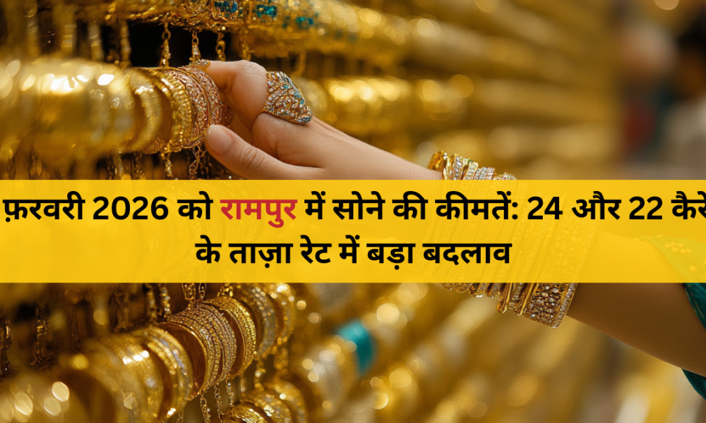 2 फ़रवरी 2026 – रामपुर में सोना भाव (अनुमानित/प्रवृत्ति)