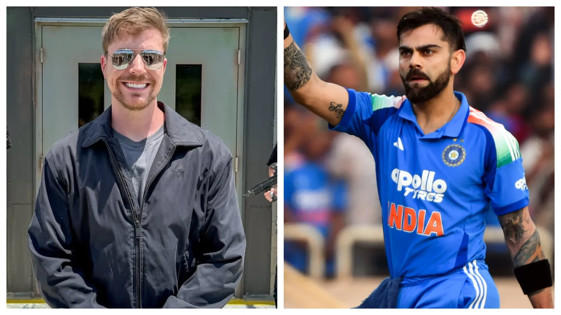 मिस्टर बीस्ट ने एनडीटीवी इंटरव्यू में विराट कोहली को वीडियो कोलैब के लिए आमंत्रित किया।