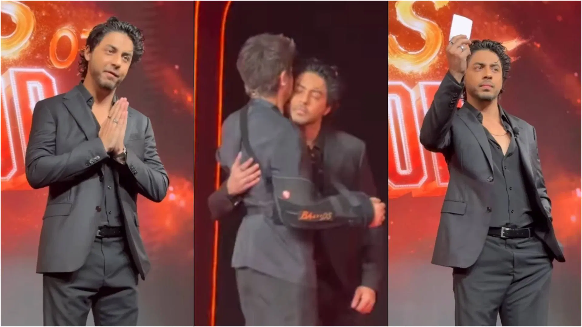 नेटफ्लिक्स शो की डबिंग के दौरान आर्यन खान को सलाह देते शाहरुख खान