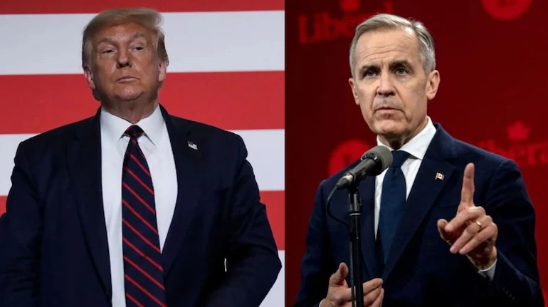 US-Canada ट्रेड बातचीत से पहले बड़ा बयान: कार्नी ने ट्रंप को बताया “मजबूत सौदेबाज़” 32 US-Canada ट्रेड वार्ता से पहले डोनाल्ड ट्रंप की नेगोशिएशन स्किल्स पर टिप्पणी करते मार्क कार्नी