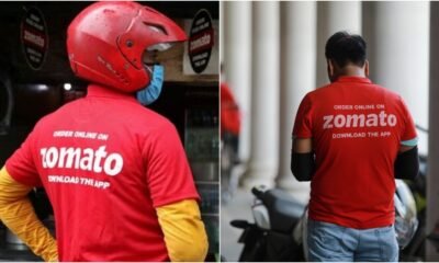 डिलीवरी पार्टनर और जोमैटो CEO की तस्वीर, जिनके बयान से गिग वर्क पर नई बहस शुरू हुई।