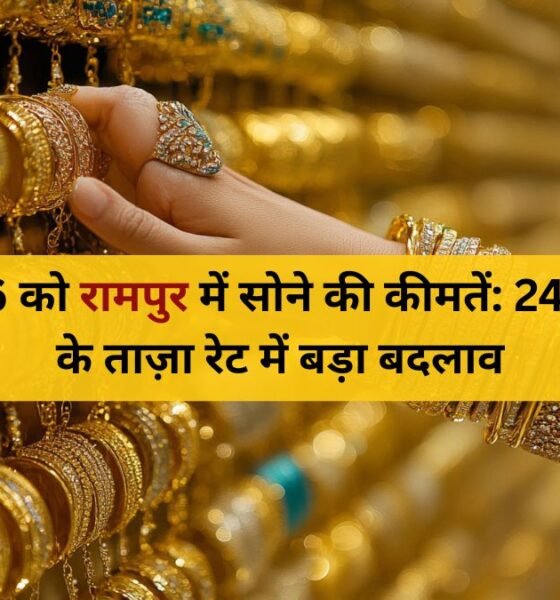 25 फ़रवरी 2026 रामपुर सोने की कीमत | 24K & 22K गोल्ड रेट आज