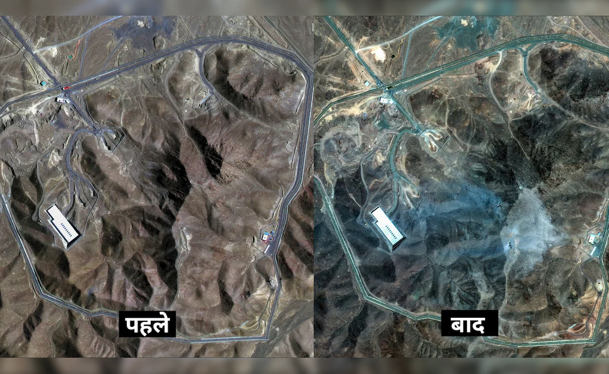 तेहरान में खौफ की सुबह: अमेरिकी–इज़रायली हमले में खामेनेई कम्पाउंड को भारी नुकसान? सैटेलाइट तस्वीरें वायरल