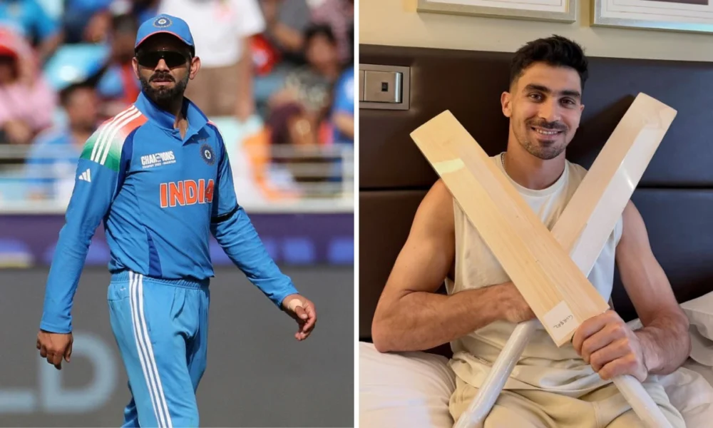 अहमदाबाद मैच के बाद विराट कोहली ने रहमानुल्लाह गुरबाज़ को साइन किया हुआ बल्ला गिफ्ट कर खेल भावना की मिसाल पेश की।