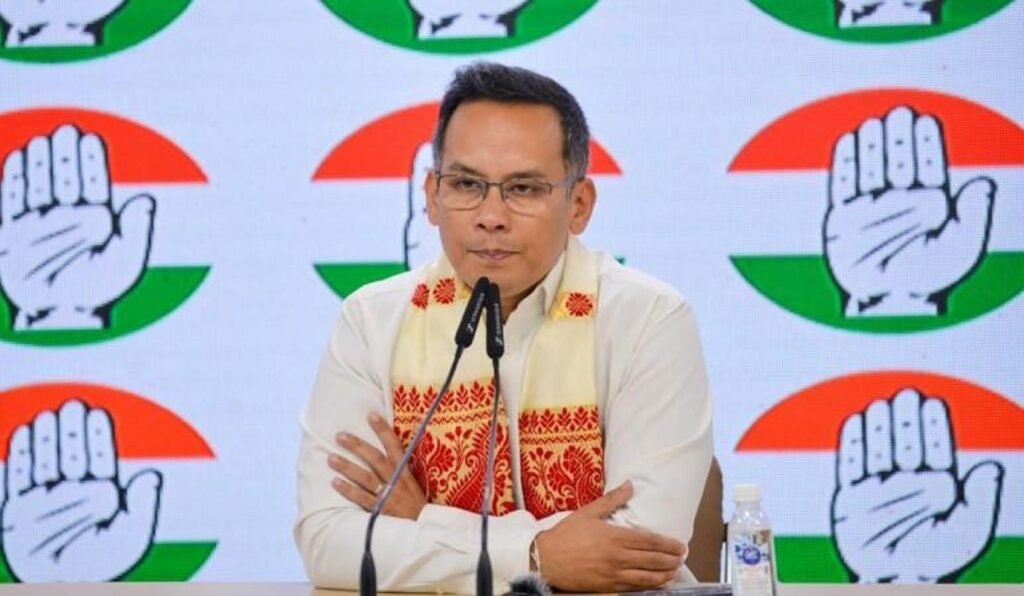 Gaurav Gogoi Assams New Congress Chief