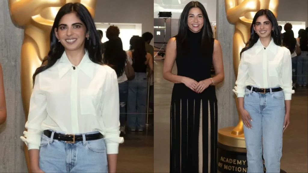 Isha Ambani ने Oscars 2026 में पहना Valentino गाउन और Cinderella-स्टाइल ब्लिंगी चोकर, फैशन ने सबका ध्यान खींचा