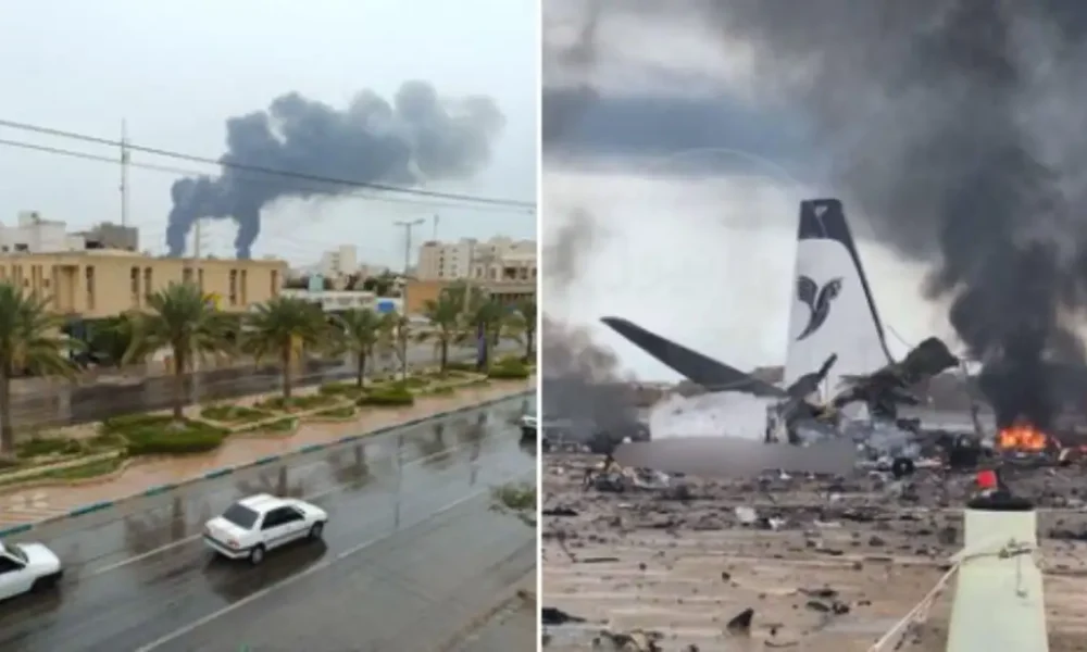 Middle East में जारी US‑Iran युद्ध के बीच Eastern Tehran में Missile Blast की Chit / Tension Scene