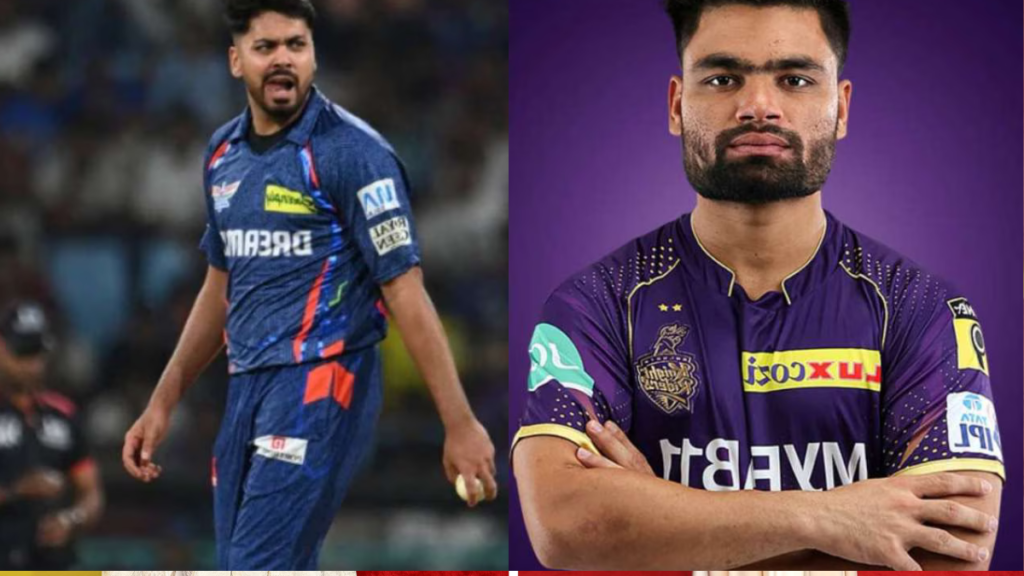 Avesh Khan stuns Rinku Singh with fiery on-field reaction in KKR vs LSG IPL 2026 clash
