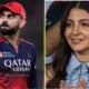 Virat Kohli के 49 पर आउट होने के बाद stadium में मौजूद Anushka Sharma निराश नजर आईं, RCB ने फिर भी LSG को 5 wickets से हराया।