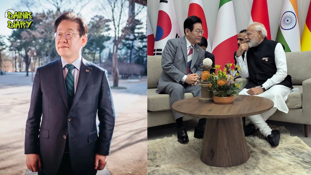 South Korea के राष्ट्रपति Lee Jae Myung मिले PM Modi से — $50 Billion Trade Deal और Shipbuilding पर बड़ी बातचीत | Dainik Diary