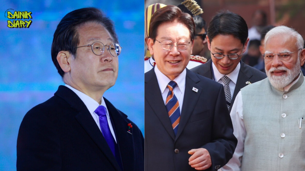 South Korea के राष्ट्रपति Lee Jae Myung मिले PM Modi से — $50 Billion Trade Deal और Shipbuilding पर बड़ी बातचीत | Dainik Diary