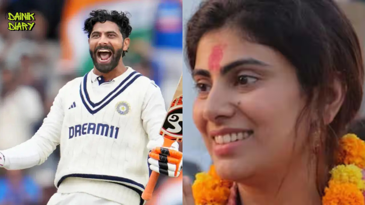 Ravindra Jadeja ने पत्नी Rivaba को किया Man of the Match समर्पित — "Gujarat की Education Minister ने की थी भविष्यवाणी" | Dainik Diary
