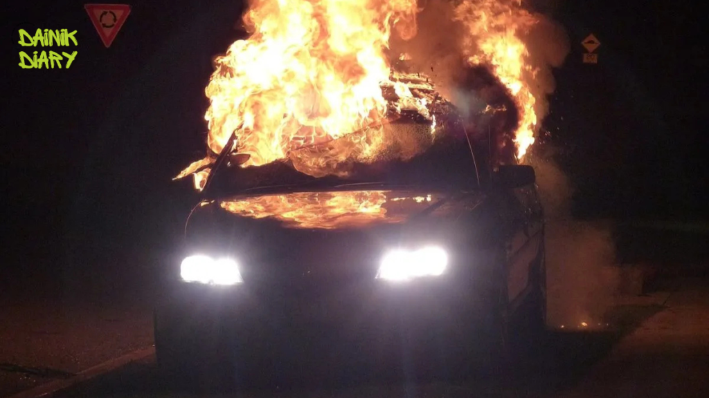 Rajasthan Car Fire: दिल्ली-मुंबई एक्सप्रेसवे पर 5 की मौत, CNG कार में लगी आग