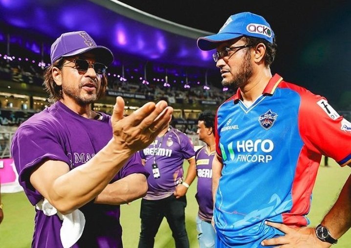 Eden Gardens में Shah Rukh Khan और Sourav Ganguly की मुलाकात, फैंस बोले - 'King मिले Prince से' 32 eden gardens में shah rukh khan और sourav ganguly की मुलाकात, फैंस बोले - 'king मिले prince से'