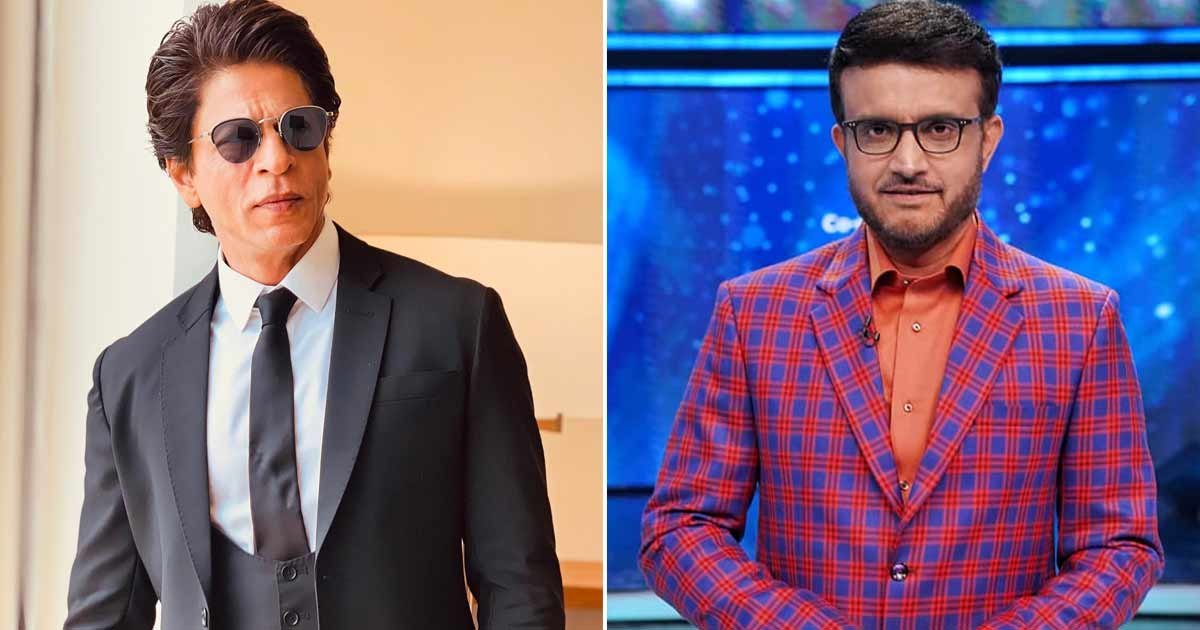 eden gardens में shah rukh khan और sourav ganguly की मुलाकात, फैंस बोले - 'king मिले prince से'