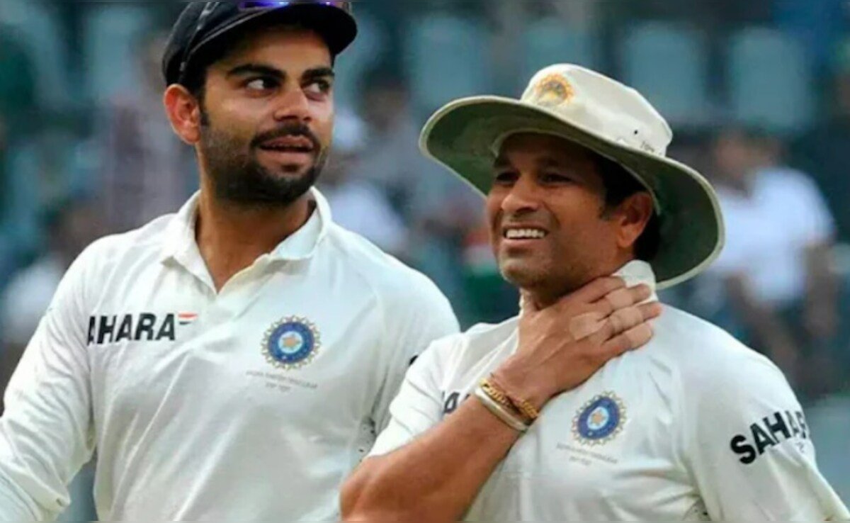 virat kohli और sachin tendulkar का वो जादुई लम्हा — हग, मुस्कान और कंधे पर हाथ, इंटरनेट हुआ दीवाना